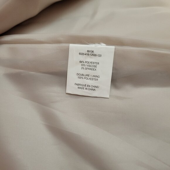 Melanie Lyne Coat Light Beige. Size XS - Picture 5 of 6